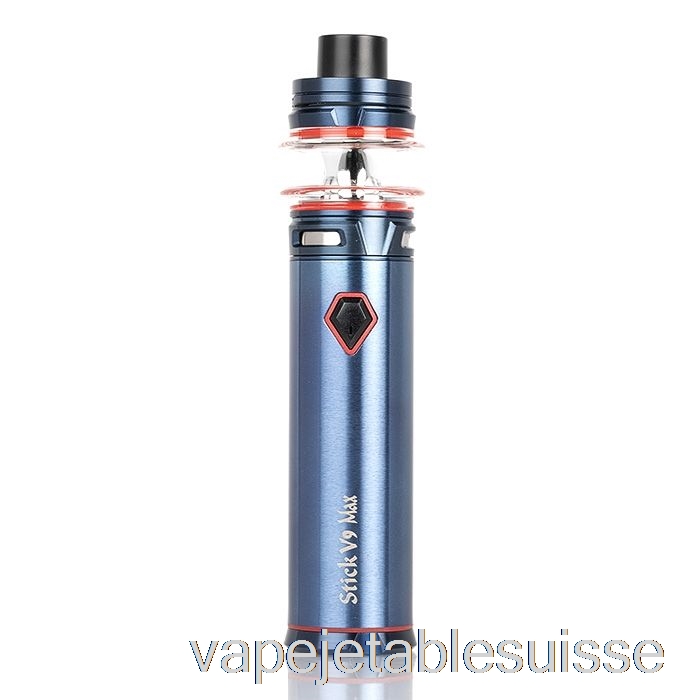 Vape Suisse Smok Stick V9 & Stick V9 Max 60w Kit De Démarrage V9 Max - Bleu